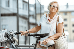 mujeres en bici