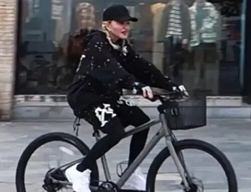 Madonna no es la única celebrity que usa la bici